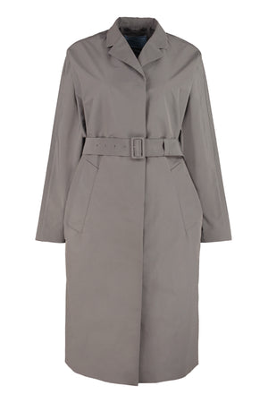 Techno fabric trench coat-0